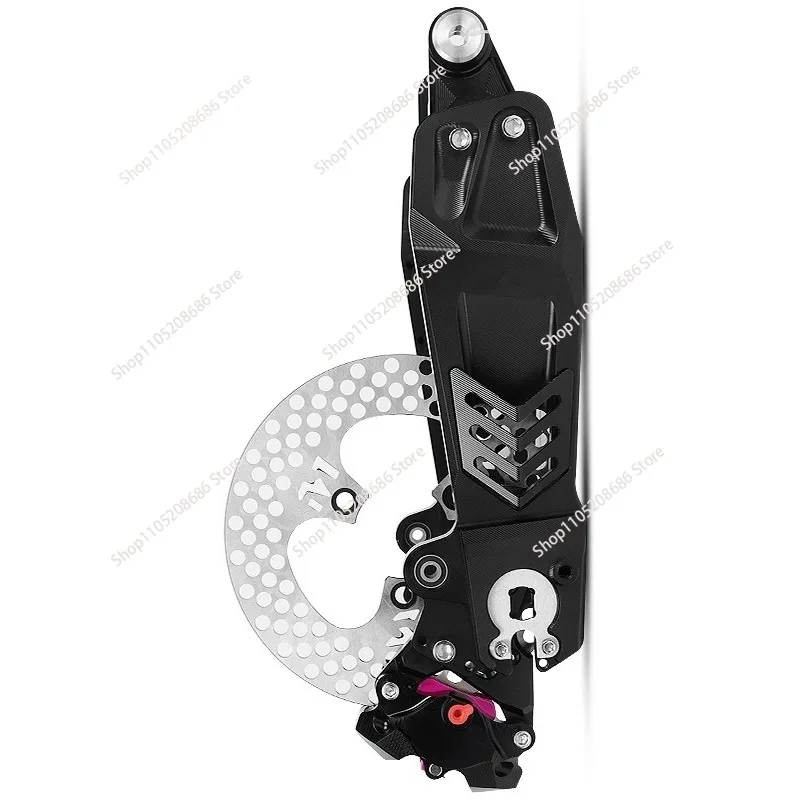 1pcs, Rear Wheel Kit for E-Bike Modification Flat Fork Disc Brake Set