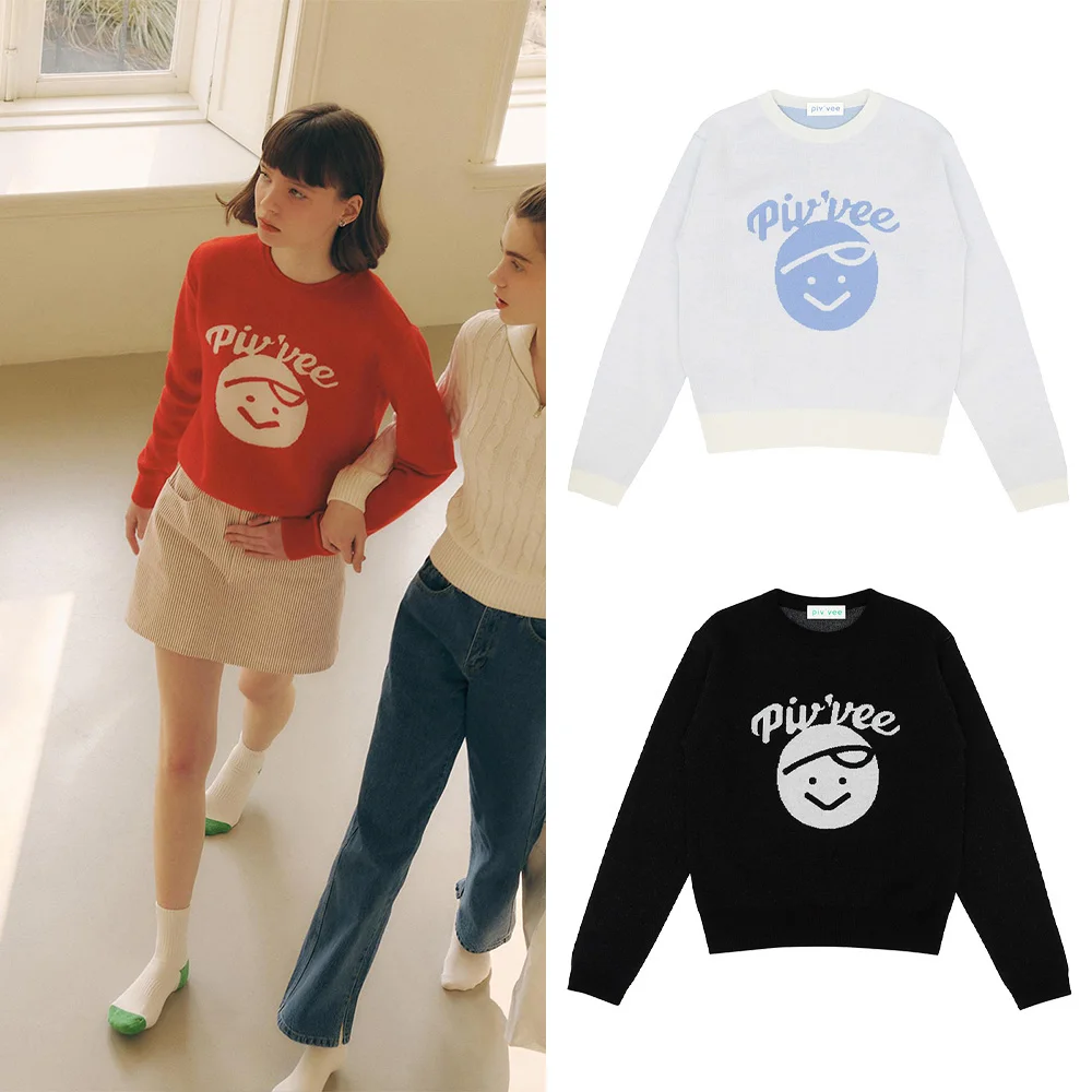 Personalized and Versatile! Women's Knitted Sweater! High-end Trend, Simple and Luxurious, New Golf Tops for Autumn!