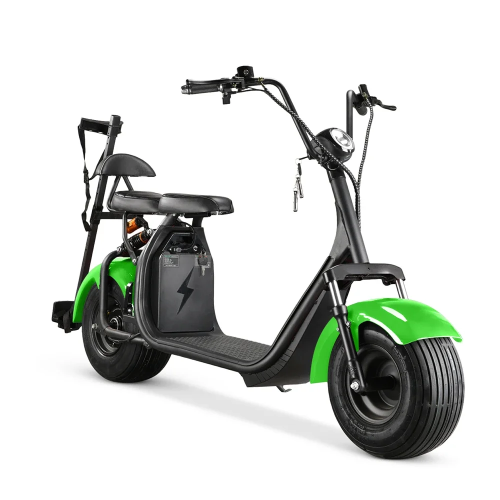 

1500w 2000w 60V 12ah/20ah portable removable battery 2 citycoco electric scooters electric motorcycle scooter 2 big wheel golf