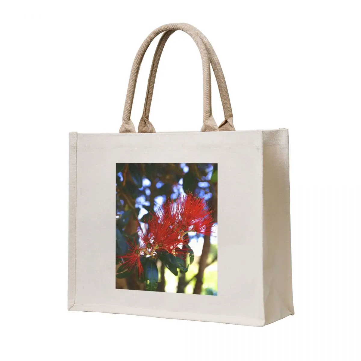 

Phutukawa - New Zealand Christmas Tree Tote Bag Reusable bags reusable shopping bags Canvas bag for women Women's shopper