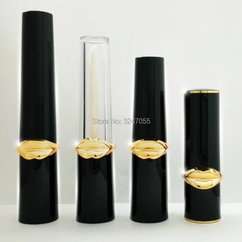 Empty Cosmetic Lip Gloss Packing Tube, Plastic Mascara Container, Professional Eyeliner Storage Bottle,Empty 12.1mm LipstickTube