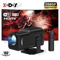 XGODY Real 1080P 4K Projector Beamer 12000 Lumen 5G WiFi Android 11.0 HDMI Portable Home Theater Cinema Freestyle Bluetooth5.0