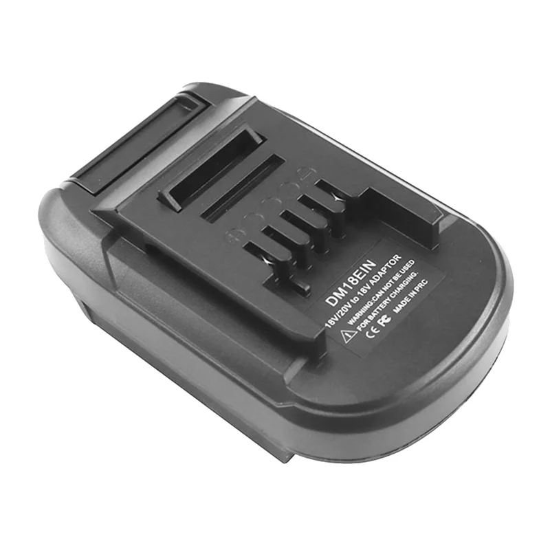 Adaptador convertidor de batería DM18EIN, cargador para DeWalt para batería de iones de litio de 18V y 20V, para herramienta de litio Einhell