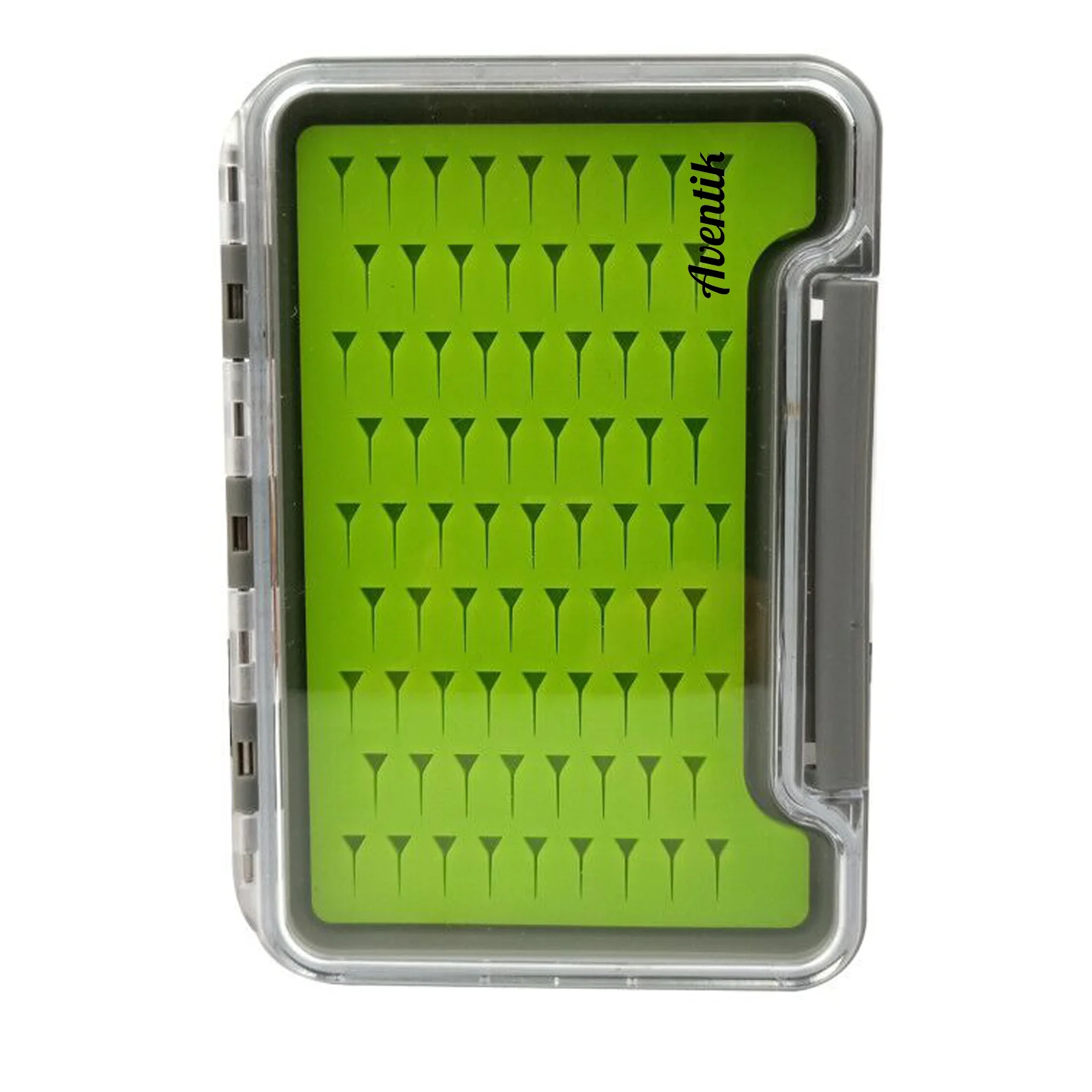 Aventik Fly Fishing Boxes Silicone Slim Fishing Storage Fishing Tackle Case Waterproof 7.36