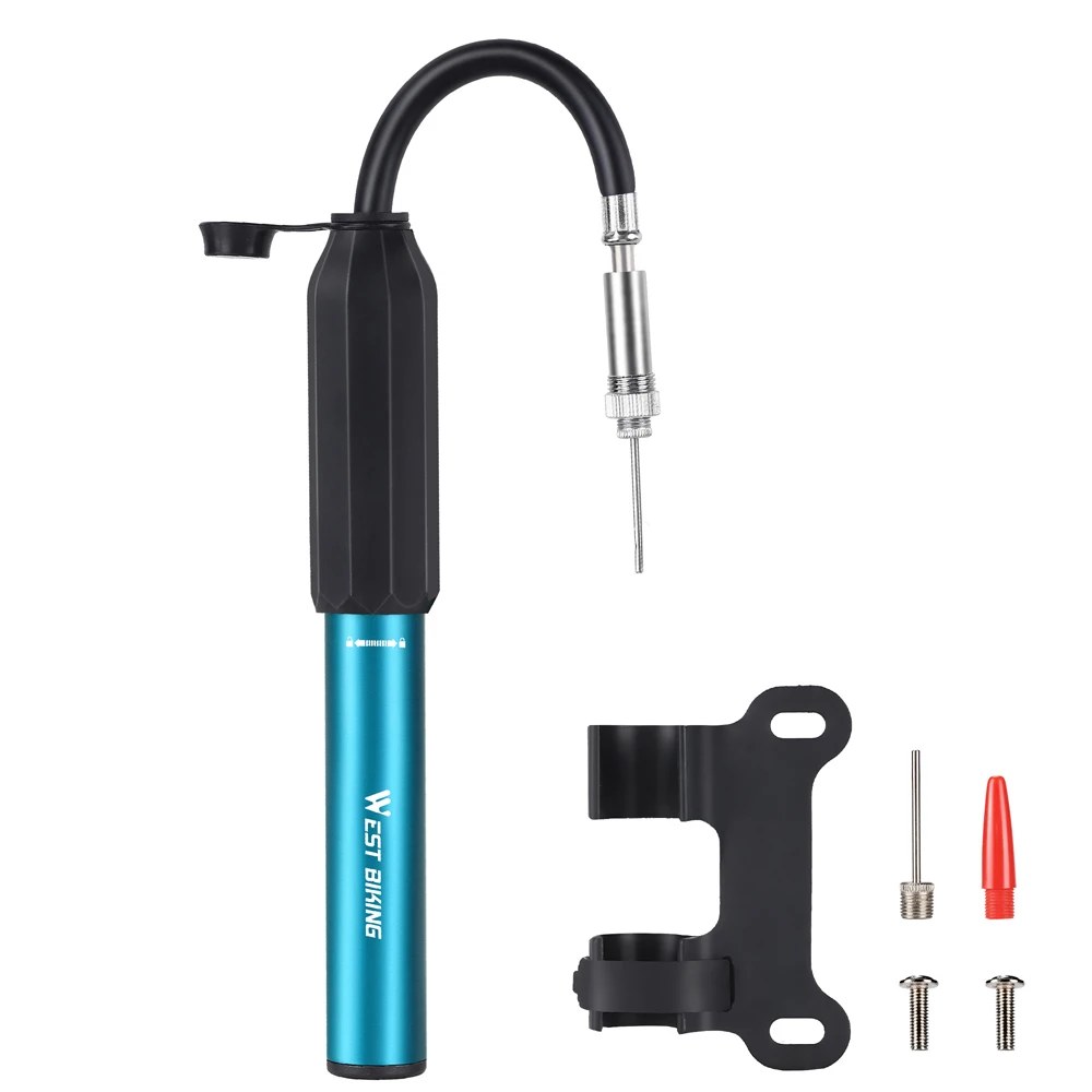 120PSI Portable Mini Bicycle Pump Cycling Hand Air Pump Ball Tire Inflator Telescopic Bicycle Tire MTB Road Bike Accessories