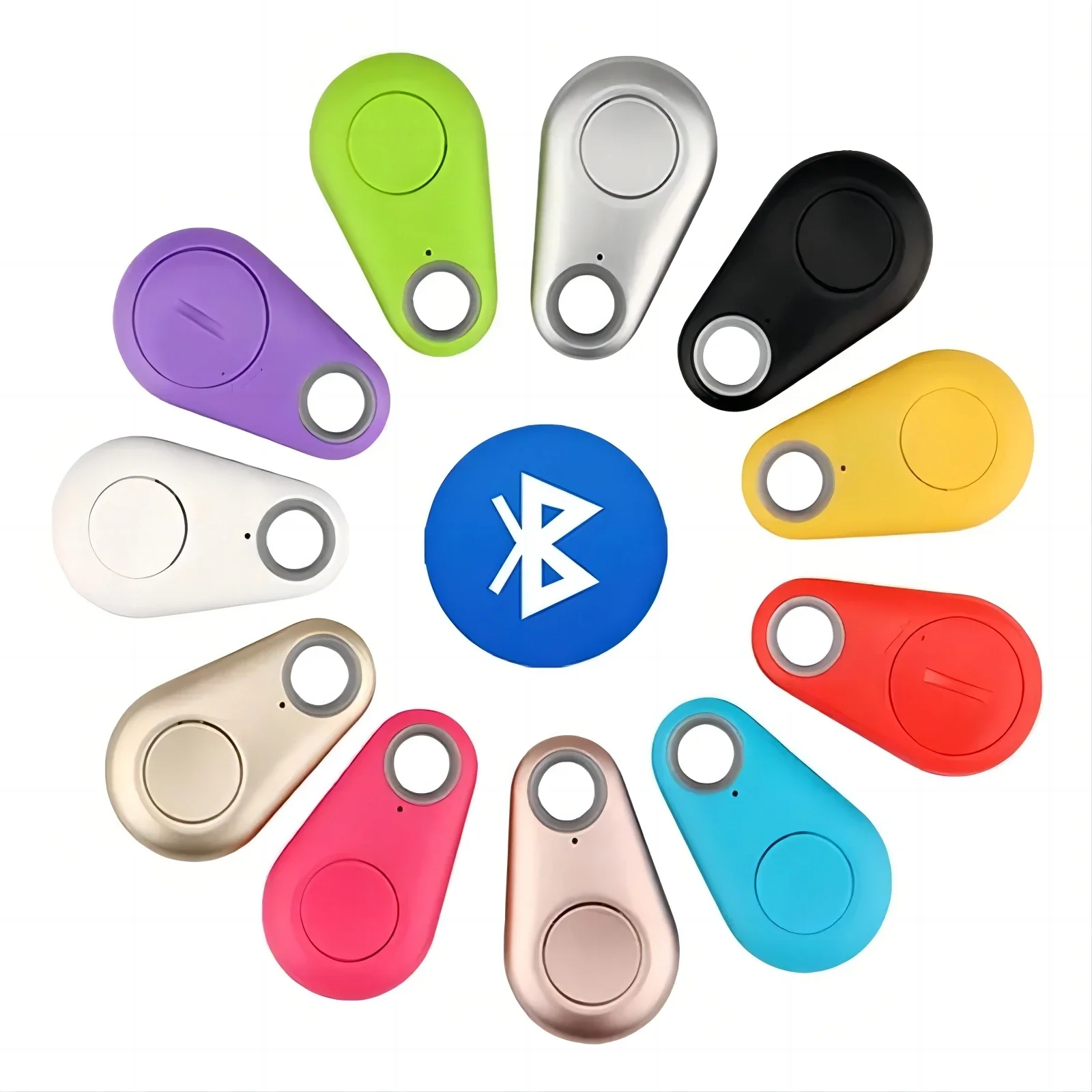 Pet Smart Mini GPS Tracker Waterproof Bluetooth Locator Tracer Pet Dogs/Cats Kids Car Key Collar Accessories Android Compatible