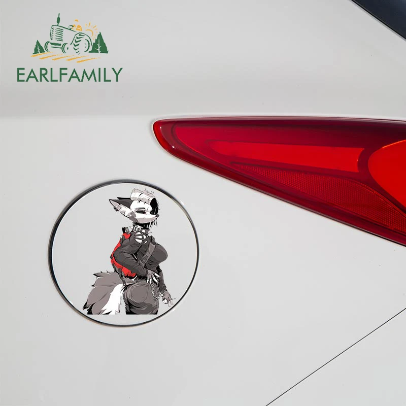 EARLFAMILY 13cm x 9.5cm for Furry Waterproof Car Stickers Vinyl RV JDM VAN Decal Camper Graffiti Windows Laptop Car Accessoires