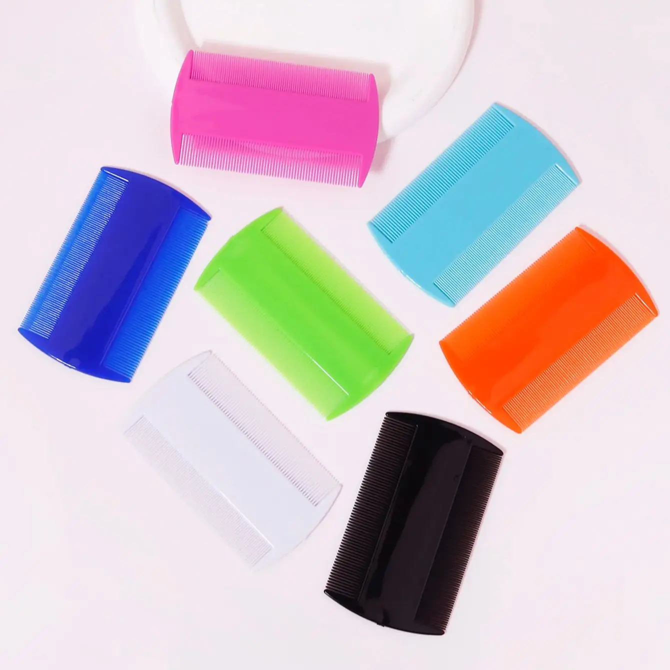 Peigne à dents fines double face, utilisé pour enlever les pellicules, adapté à différents types de cheveux, accessoires pour cheveux, 1 pièce