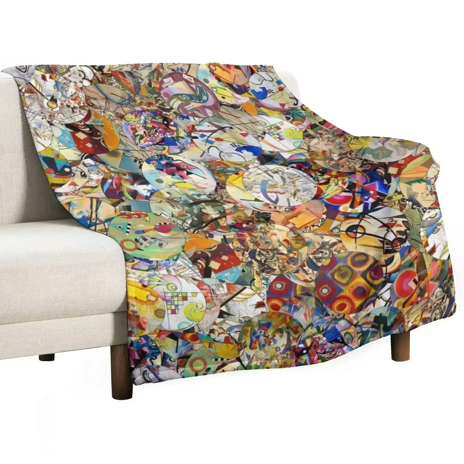 Wassily Kandinsky Throw Blanket Hairys Thins Blankets For Bed Decorative Sofas Soft Beds Luxury Blankets