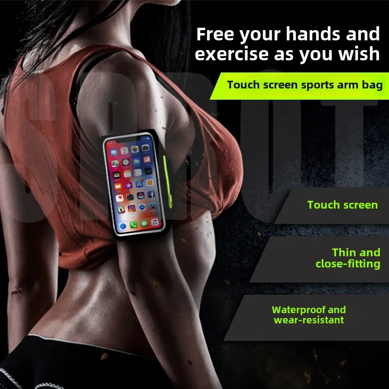 Outdoor Sports Bags Touchable Screen Mobile Phone Armband Waterproof Wear-resistant Fitness Running Accessories 2025 New