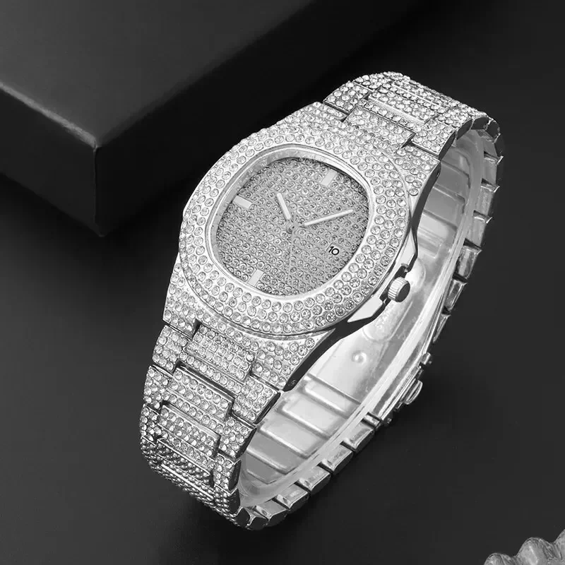 Luxury Fashion Mens Stainless Steel Watches Male Sports Quartz Wristwatch Calendar Luminous Clock Men Business Casual Watch image 3