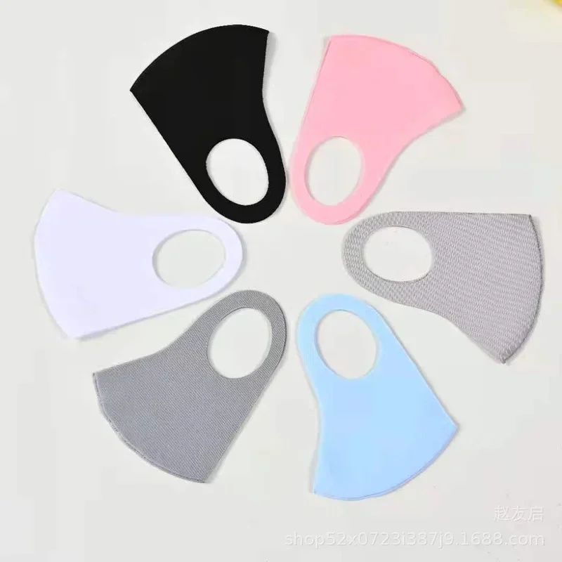 

Reusable Washable Breathable Solid Color Cotton Masks for Adults Outdoor Windproof Dustproof Mascarilla Reutilizable Masque