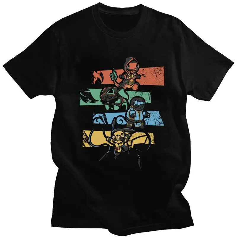 

Custom Mens Pikachus Kombat T Shirt Short Sleeve Cotton Tshirts Streetwear T-shirt Leisure Tee Loose Fit Clothing