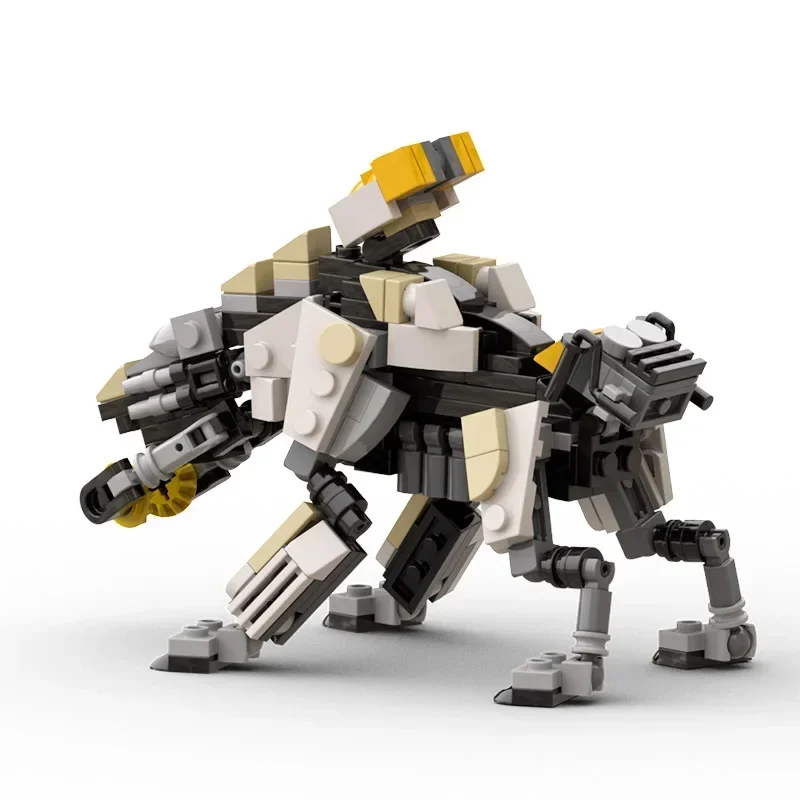 West Monster Horizon Scraper Building Blocks MOC - Zero Dawn Mecha Walker Shell Educational Construction Set for Birthday Gift - view 2