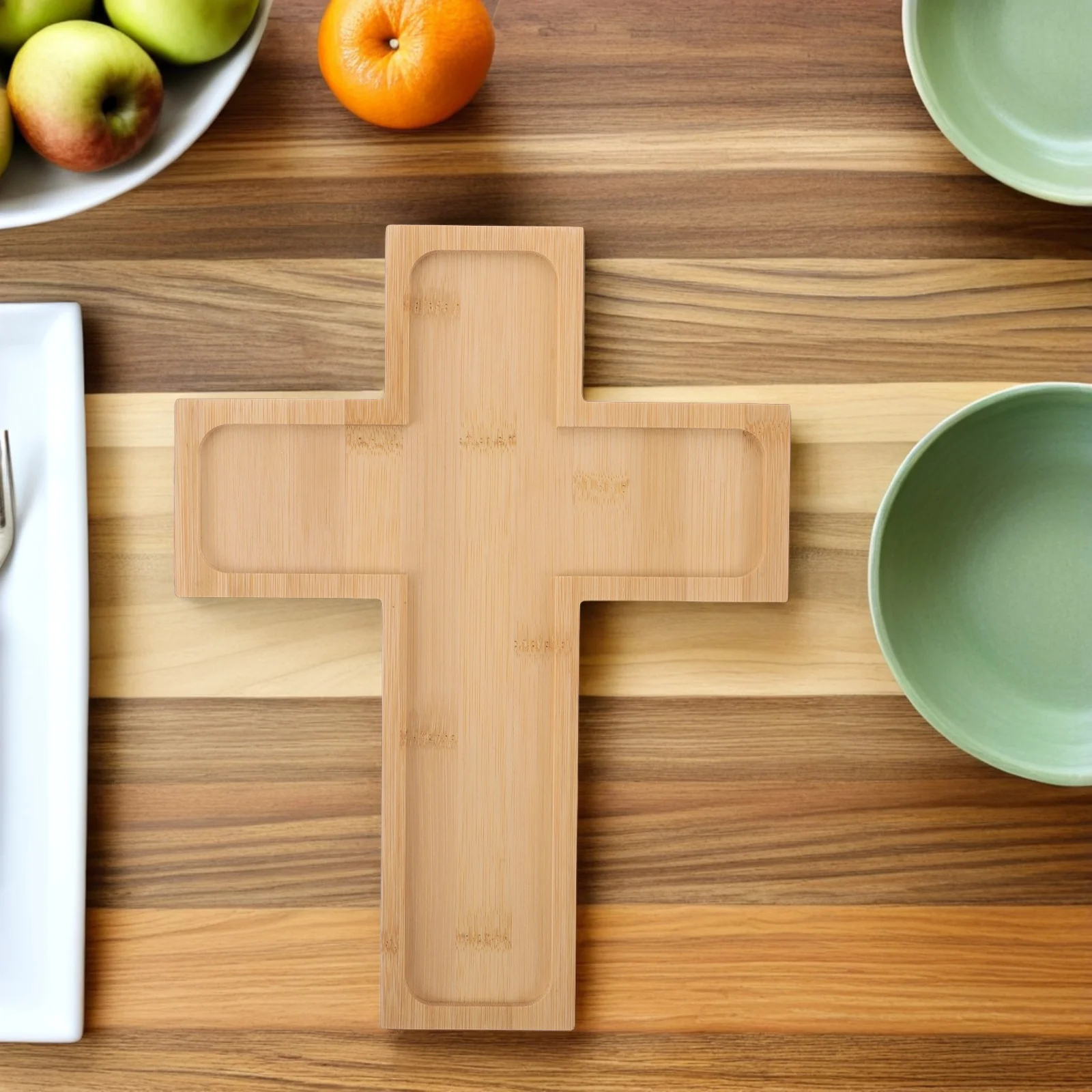 

Christmas Wooden Platter Cheese Plates Food Display Tray Dessert Serving Decorative Trays Appetizer Dish