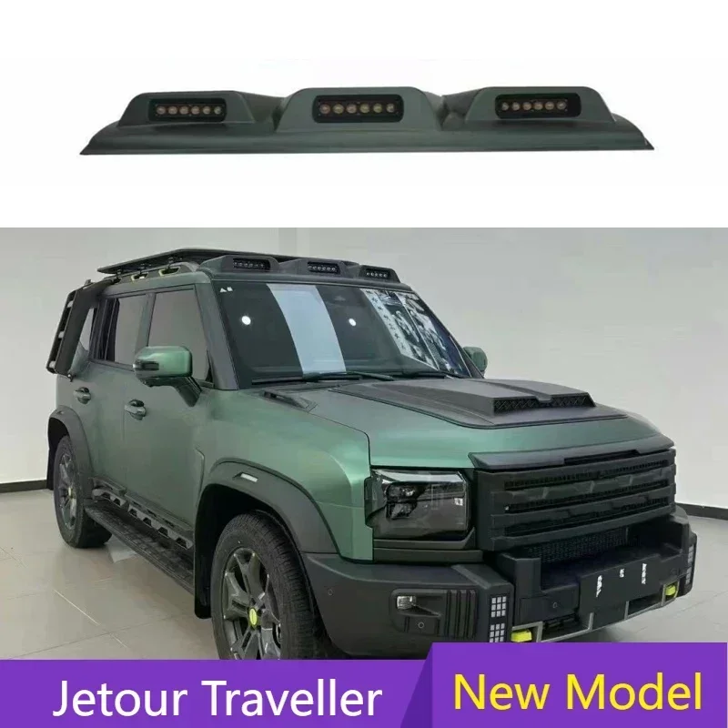 

New! For JETOUR Traveler T2 2023-2024 off-road car headlight modification city Hunter Sky Eye car headlight decorative elements