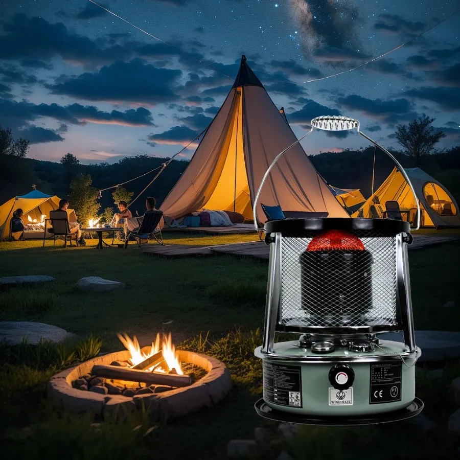 Portable Kerosene Heaters for Indoor Use Small Kerosene Heater with Portable Handle Height Adjustable Kerosene Stove Kerosene H