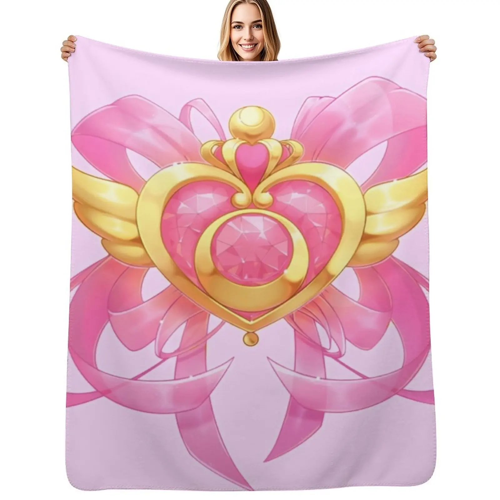 

Crisis Moon Compact Ultimate Throw Blanket Foldable Soft Warm Blanket for Outdoor Use