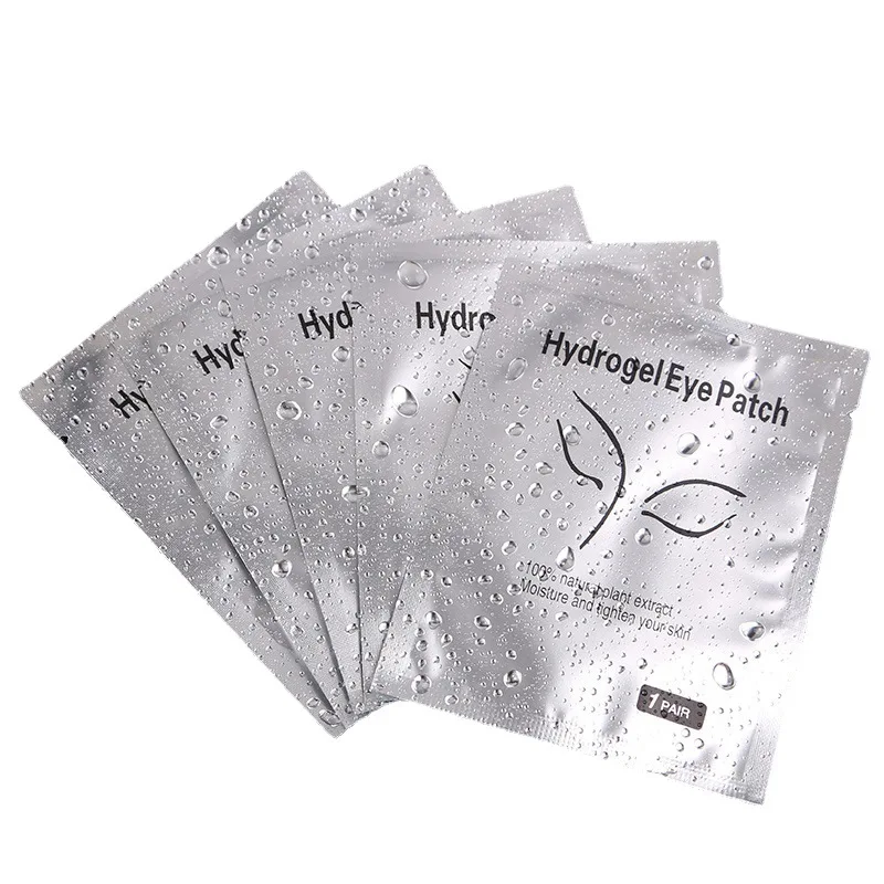50 Stück Hydrogel-Wimpernpflaster, Wimpern-Isolierpads, Wimpernpflaster, Schönheits- und feuchtigkeitsspendende Augenmaske für langanhaltende Wirkung