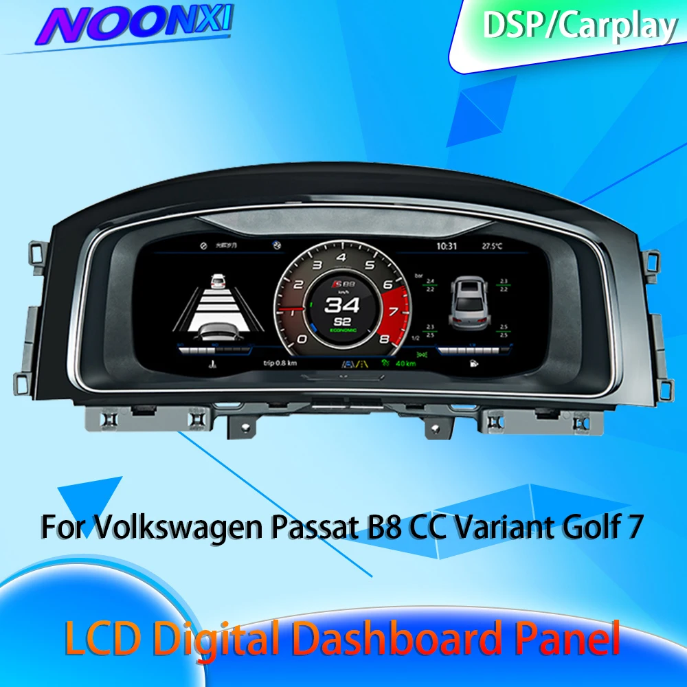 

For Volkswagen Passat B8 CC Variant Golf 7 Android Car Digital Cluster LCD Dashboard Instrument Panel Multifunctional Multimedia