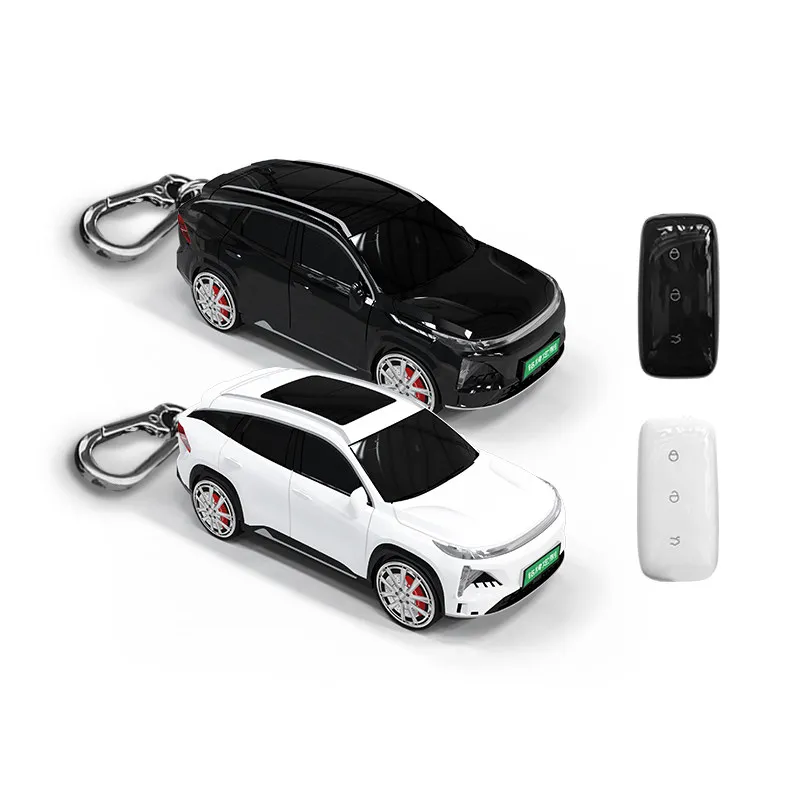 Autostyling für Geely EX5 EM-i Starray EM-i Galaxy L6 L7 E8 M9 Fernbedienung Smart Car Schlüsselhülle Schlüsselanhänger Zubehör – Detail 1