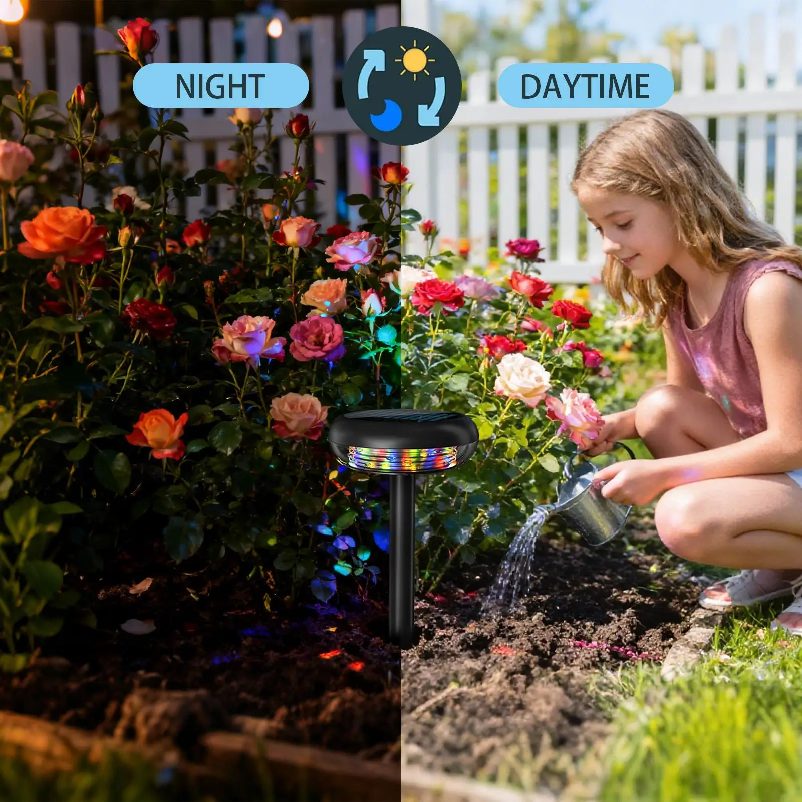 

Солнечные фонари для наружного 3-режимного окружающего освещения, настенное крепление, меняющее цвет, уличные дорожные фонари для сада, патио, крыльца, лужайки