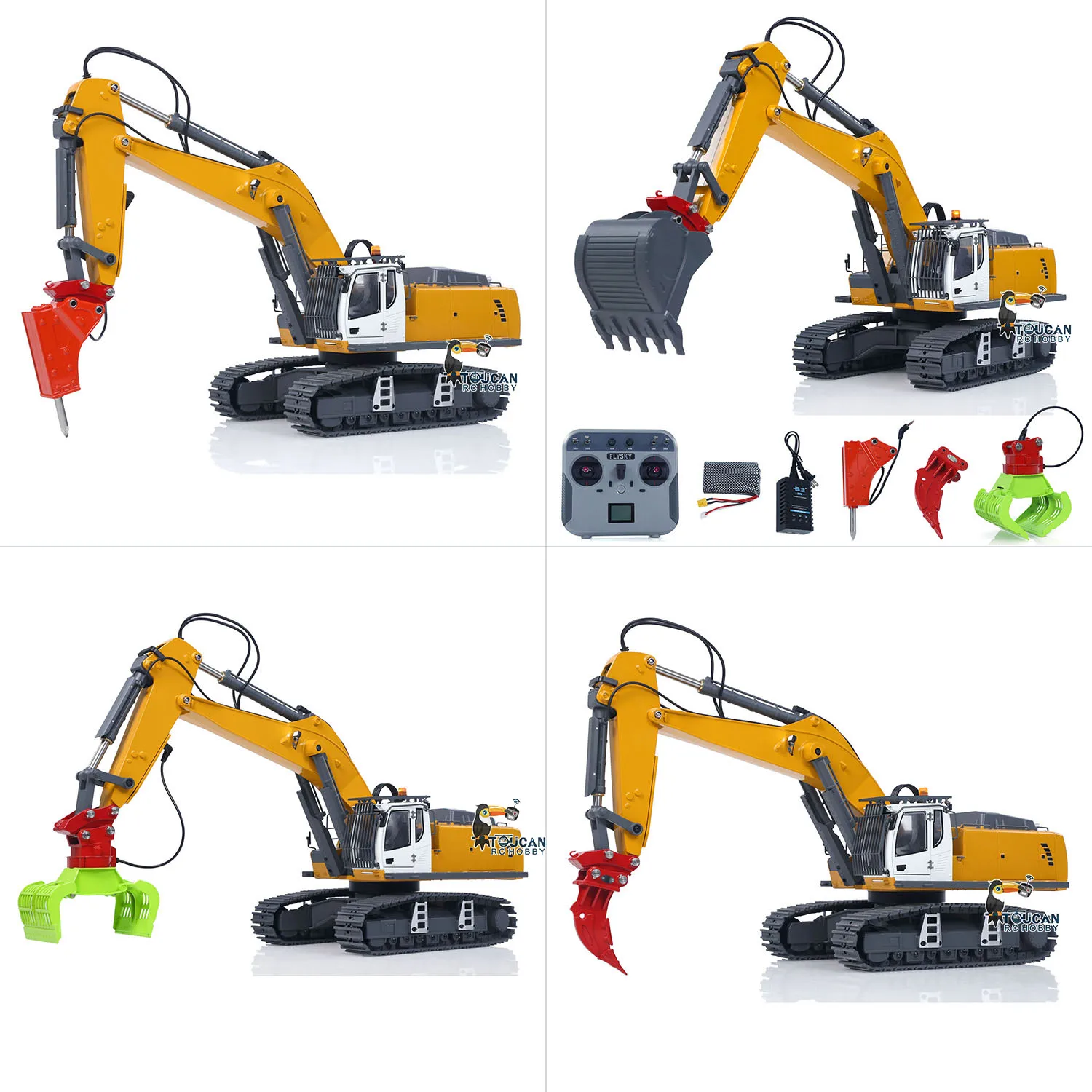

1/18 Kabolite K5901 100S RC Excavator Electric Lifting RTR Remote Control Digger Battery Electric Claw Toy Model Gifts