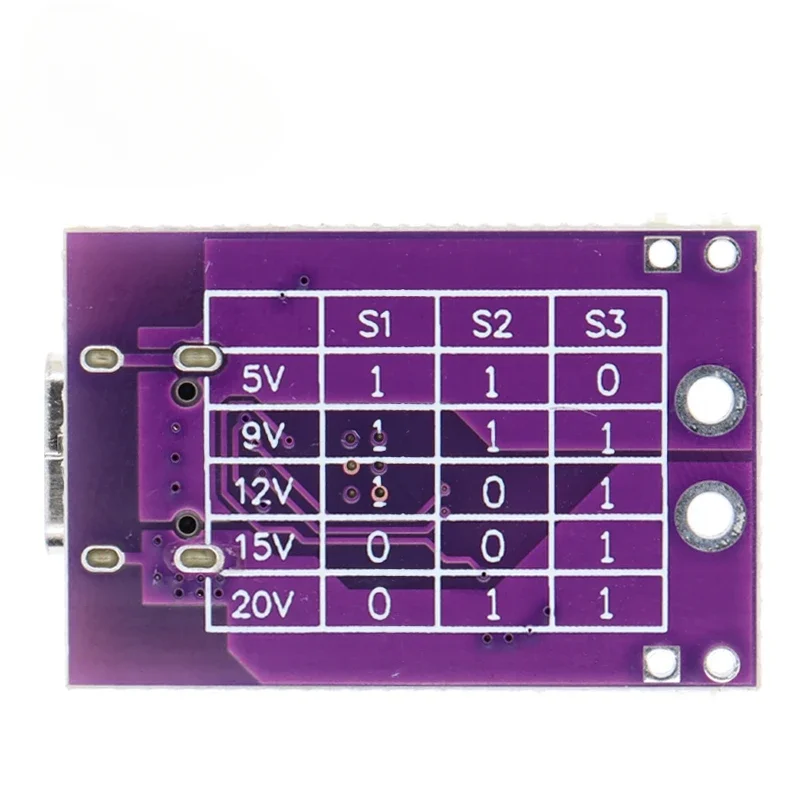 Type-C QC AFC PD2.0 PD3.0 to DC Spoof Scam Fast Charge Trigger Polling Detector USB-PD Notebook Power Supply Change Board Module