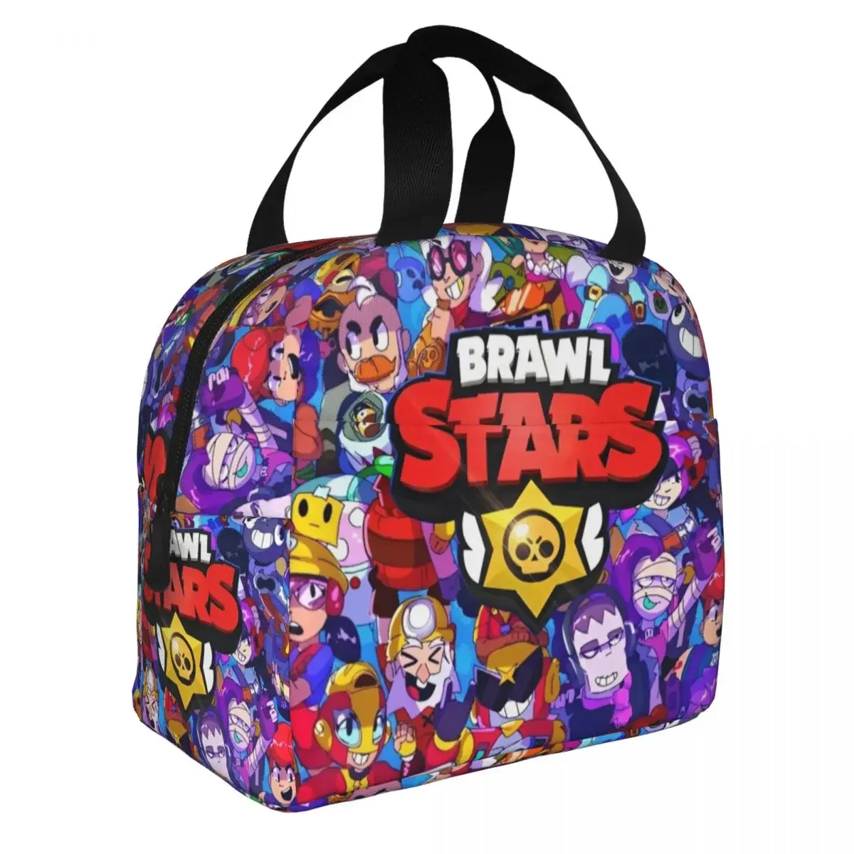 

Brawled Game Insulated Lunch Bag Large Meal Container Cooler Bag Lunch Box Tote School Picnic Men Women