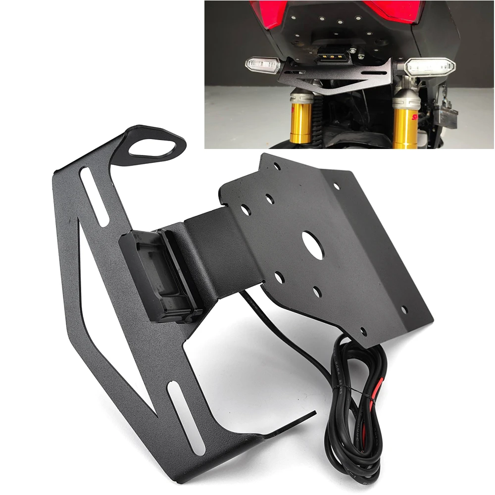 

CNC ADV 160 Motorcycle Registration Plate Holder License Bracket Frame Numbers Plates for Honda ADV160 2023