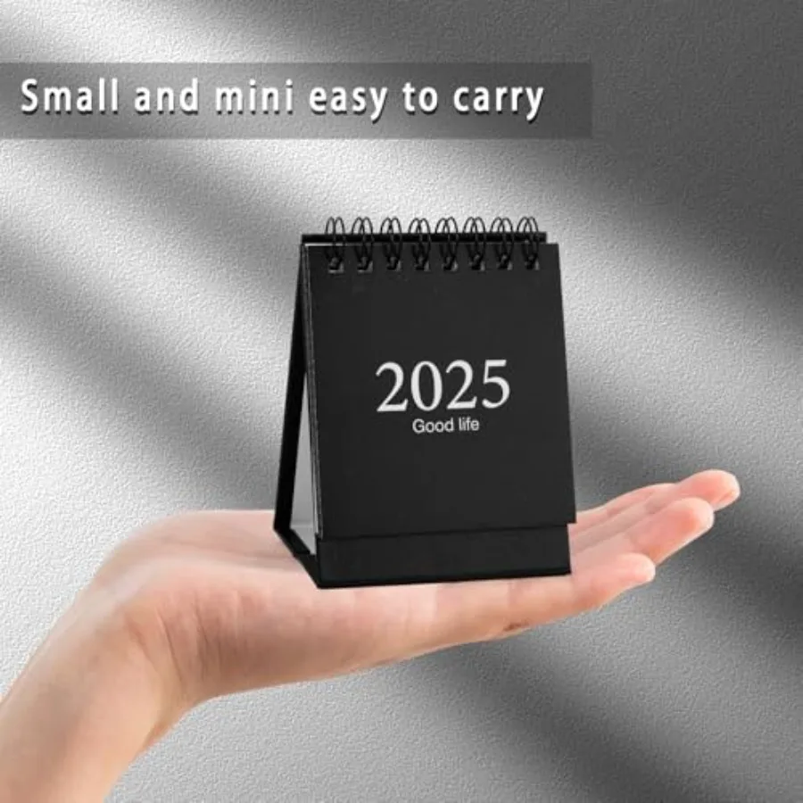 2025 Desk Calendar Sng Flip Mini 2025 Desktop Calendar for Planning Organizing Daily Scheduler Suit for Home School Office Tabl