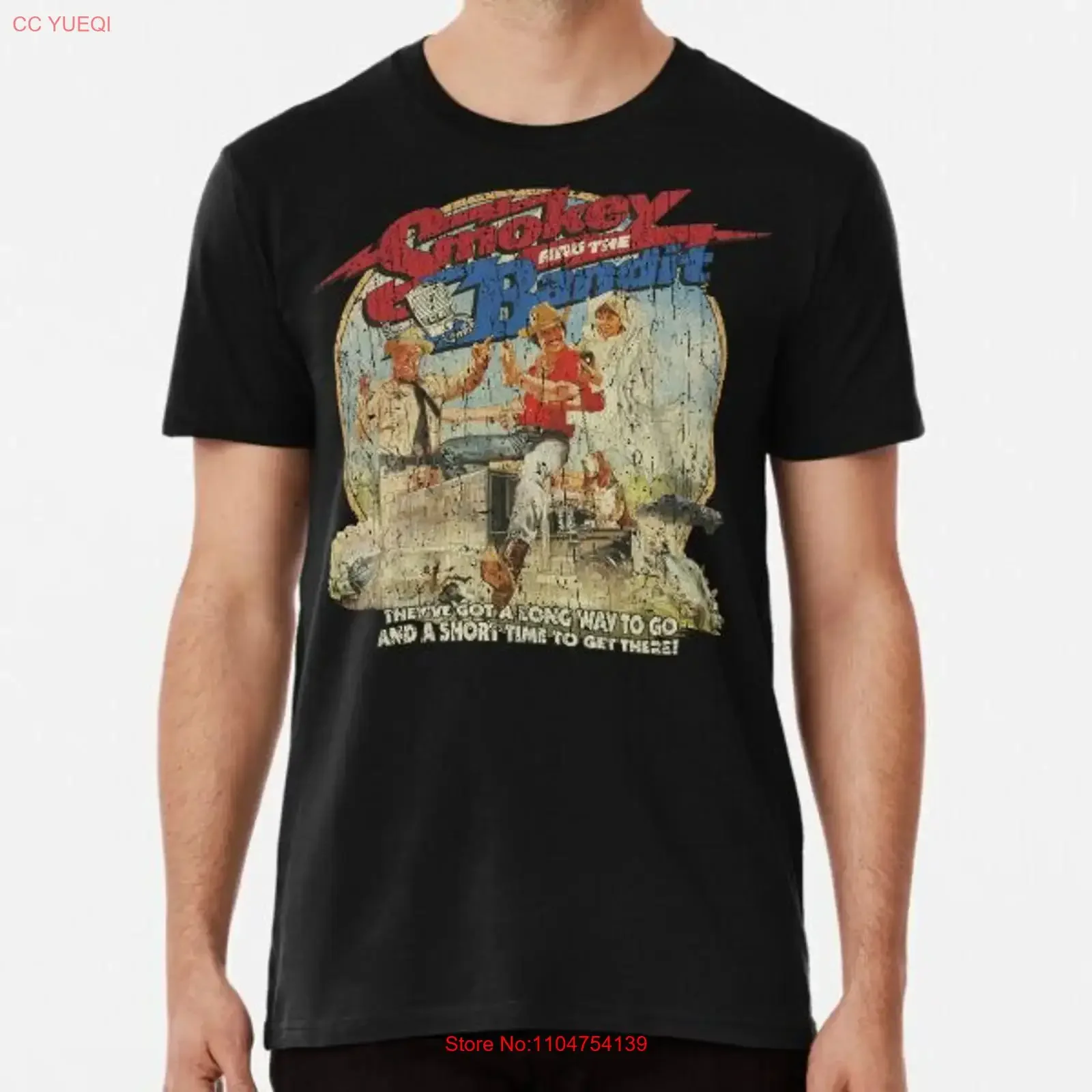 Smokey and the Bandit 1977 Made in Australia Mens T Shirt S to 2XL vintage Washed graphic Stretched Slightly Comfortable