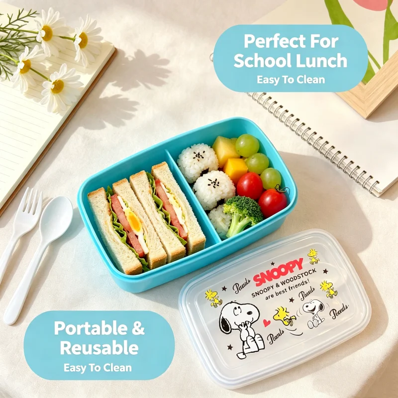 Boîte à lunch Kawaii Snoopy av - Food Storage In Room avis et prix