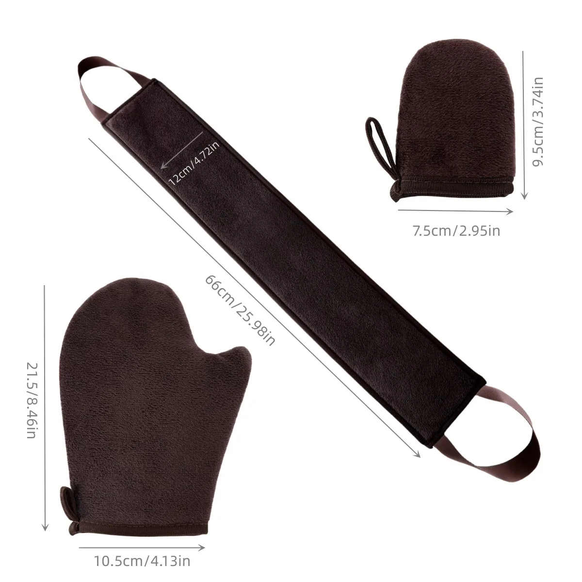 مجموعة أدوات تسمير البشرة بدون شمس مكونة من 3 أدوات توزيع قفازات دباغة ذاتية