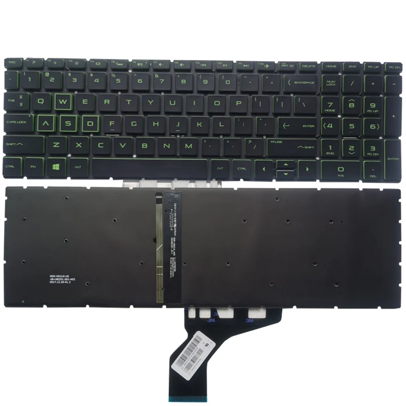 New For HP Pavilion 16-a0000 16-a0032dx 16-a0001la 16-a0035nr 16-a0020nr Backlit US keyboard