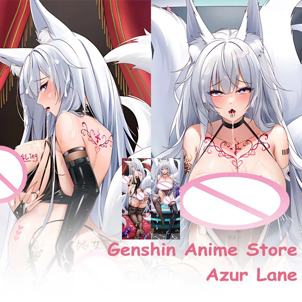 Jogo azur lane shinano cosplay dakimakura sexy corpo travesseiro caso otaku fronha jogo lance capa de almofada casa decoração do carro presente