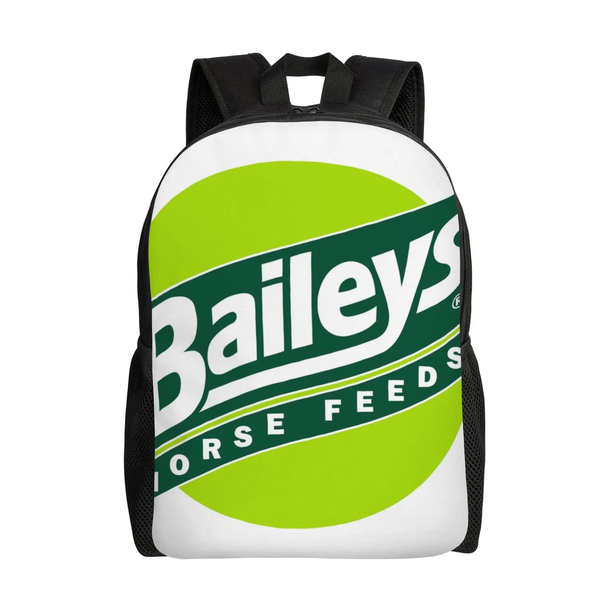 

Рюкзак bBaileys Horse Feeds Green Logo, модный мужской школьный рюкзак большой вместимости, к началу учебного года
