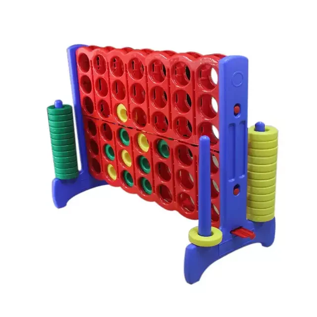 hot sale Outdoor Play Toy for kids Backyard Educational game chess four to score giant plastic 4 connect in a row game