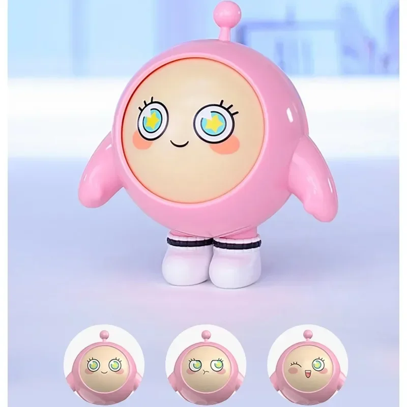 7cm Eggy Party Twisting Egg Black Pink Yellow Blue Green Sliding Face Changing Toy Happy Dolls Figure for Boy Girls Gifts