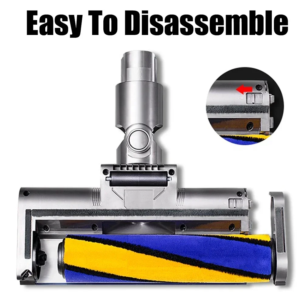 Для пылесоса Dyson V7 V8 V10 V11 V15, насадка для пола, насадка-щетка со светодиодом, освещает скрыту пыль и подходит для твердых полов