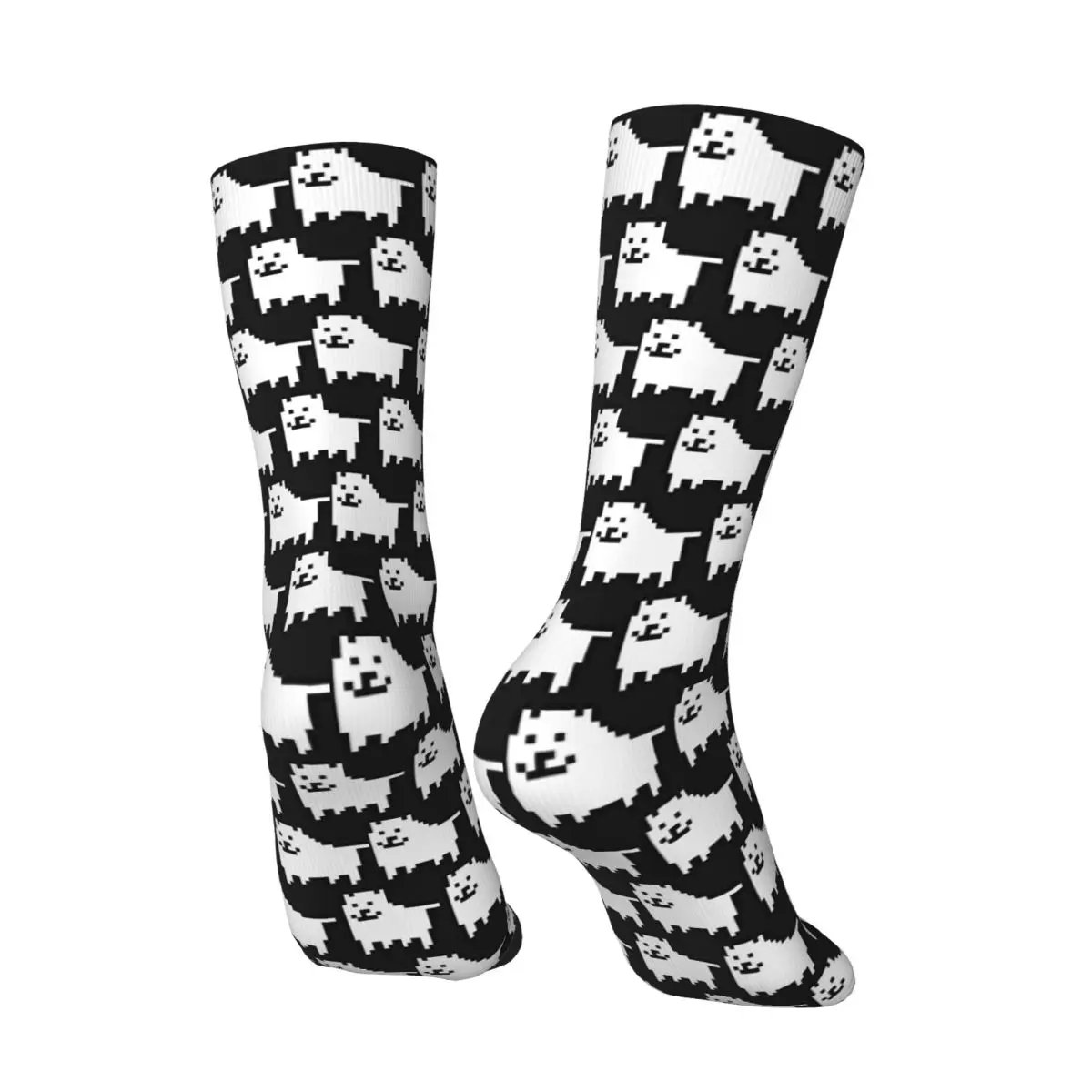 All Seasons Annoying Dog In Space Undertale Toby Video Game Rpg Socks Harajuku Crew Socks Hip Hop Stockings for Men Women