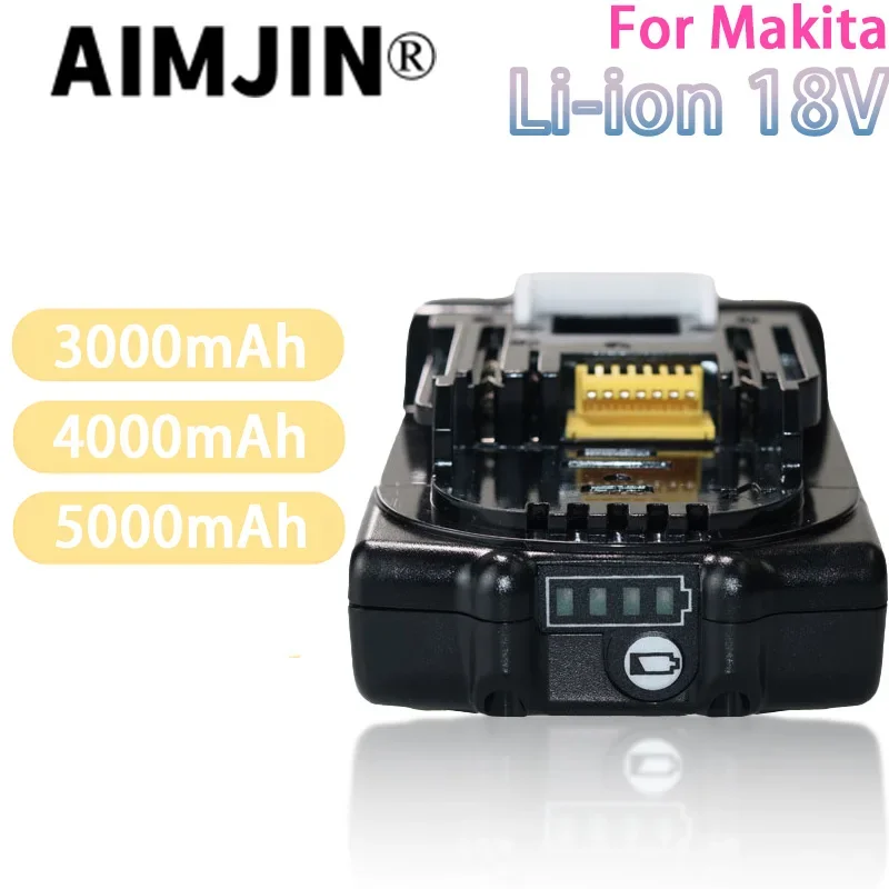 

Lithium-ion battery suitable for Makita, 18650 5J, 18V, 3000 mAh, 4000 mAh, 5000mAh