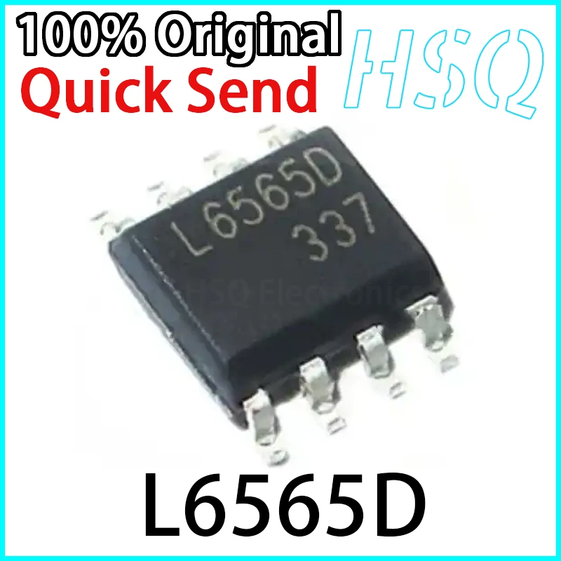 5PCS L6565DTR L6565D L6565 SOP8 Quasi Resonant SMPS Controller Chip Brand New Original