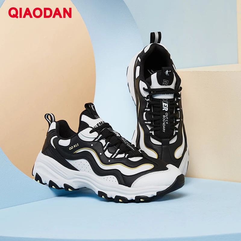 

Кроссовки QIAODAN, мужские модные кроссовки 2025, новые мужские массивные кроссовки, противоскользящая износостойкая обувь на толстой подошве, повседневная обувь XM35210321