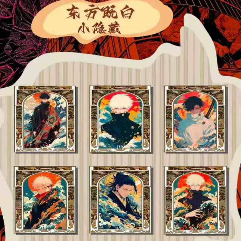 Wholesale Jujutsu Kaisen Ripping Art Cards Collection Limited Edition Holo Foil Gacha Premium For Fans