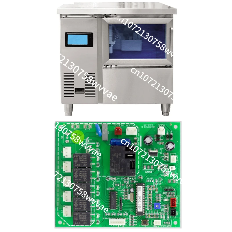 

Universal Commercial Electric Ice Machine With Computer Controller Board Plastic Housing Ice Makers