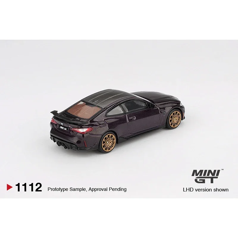 

Предпродажа MINIGT 1112 1:64 BMW M4 M Power Performance G82 Daytona Violet Коллекция игрушек Литая под давлением модель автомобиля