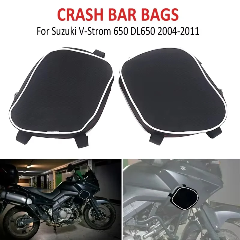 

For Suzuki V-Strom DL650 DL 650 dl650 dl 650 2004-2011 Motorcycle Accessorie Waterproof Bag New A pair crash bar bags