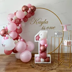Custom Birthday Stickers Art Wedding Birthday Ceremony Party Personalized Vinyl Decals Baby is One Decoration Murals  Any Texts