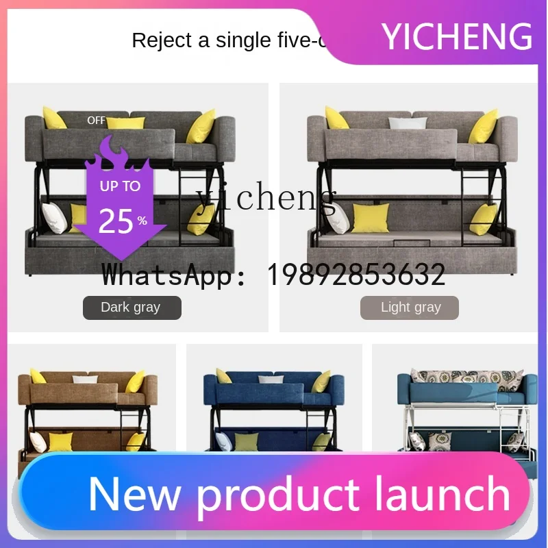 x9 Smart Sofa Bed Foldable Multi-functional Fabric Double  Bed Double Bedroom Guest
